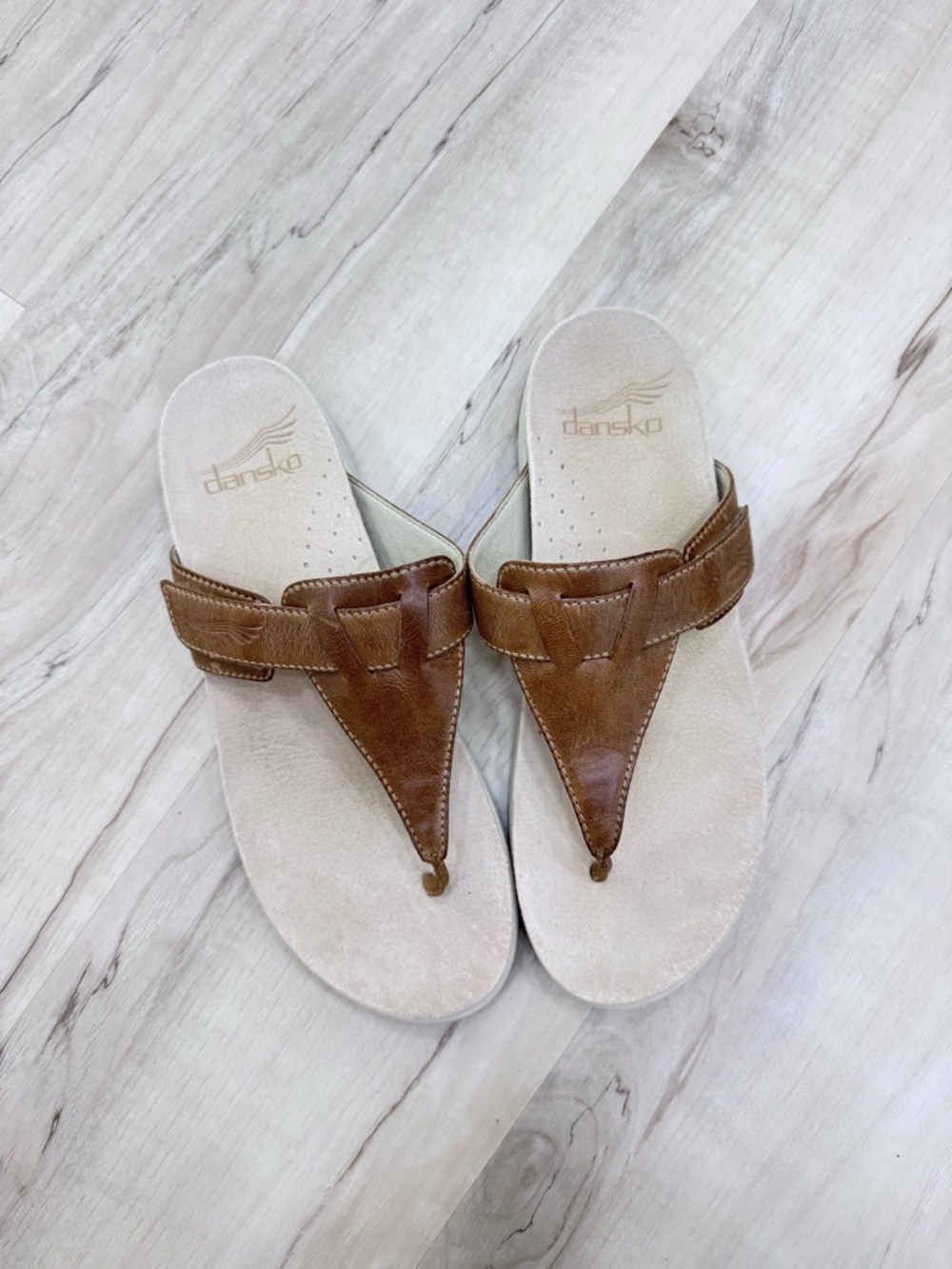 Dansko Womens Cece Sand Burnished Calf Size EU 39 flip flop sandals - Picture 4 of 8